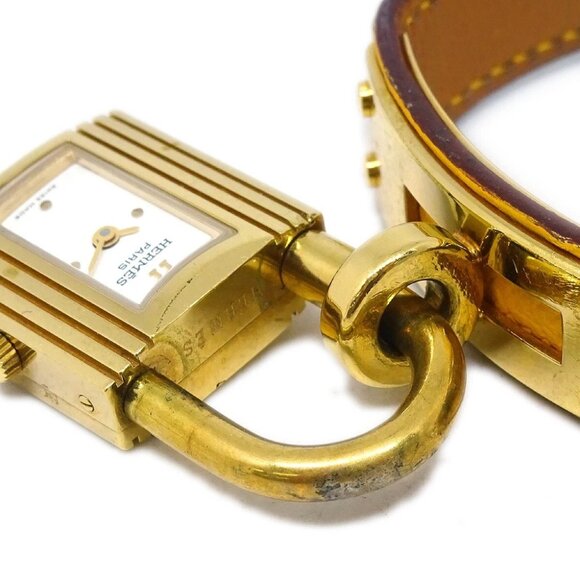 Hermes Kelly Watch Quartz Watch Yellow - Picture 4 of 8